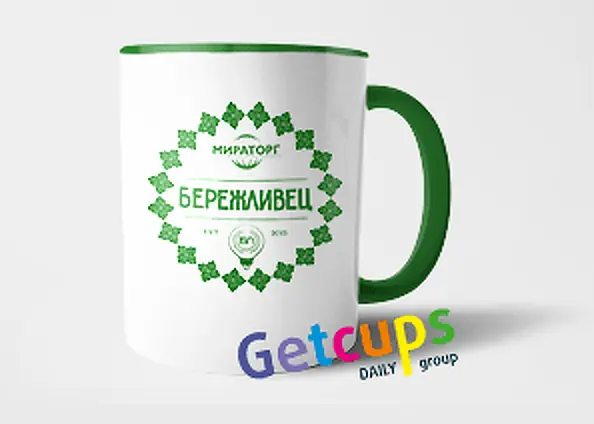 Печать логотипа на кружке — пример GetCups